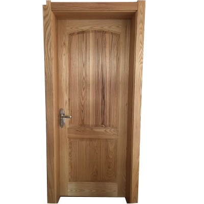 卧室门实木门板原木门室内现代风