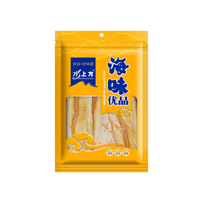 大连水上方香烤鳕鱼片250g原味烤鱼片即食散装休闲零食整箱包邮