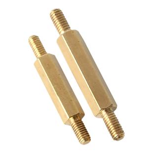 双头六角螺柱铜柱双头螺丝柱连接杆支撑柱两头牙外螺纹隔离柱M3M4