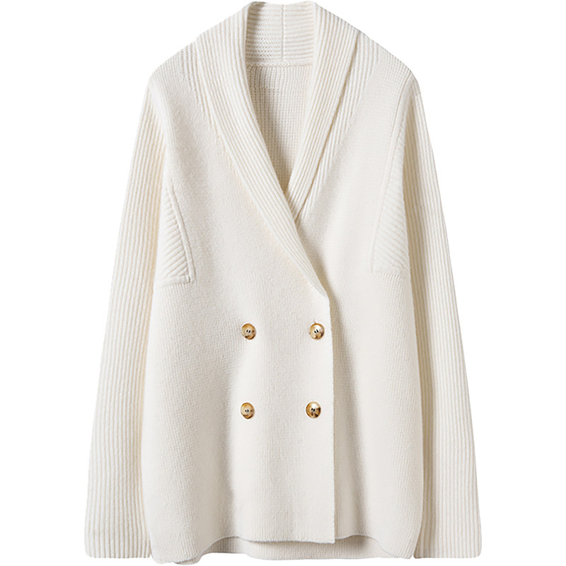 牧绒飞高端100%纯山羊绒开衫