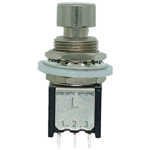 小6脚DPDT脚踏开关PBS-24-202自锁带锁效果器吉他开关脚钉踩钉