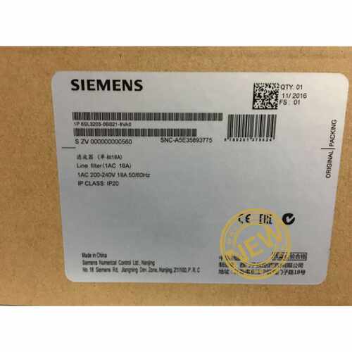 议价全推荐6SL3203-0BB21-8VA0西门子V90 EMC过滤器6SL32030BB218