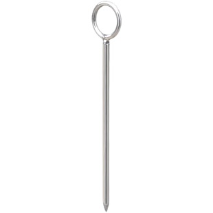 不锈钢实心拉绳地钉加长加粗防风钉长竿龙门支架钓鱼伞拉绳插钎子