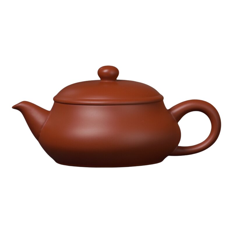 潮汕朱泥壶紫砂壶明炉壶纯手工茶壶大宽口易投茶倒茶大容量泡茶