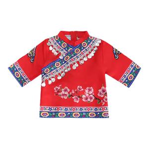 广西三月三民族服装儿童女童表演服壮族苗族彝族侗族瑶族土家族