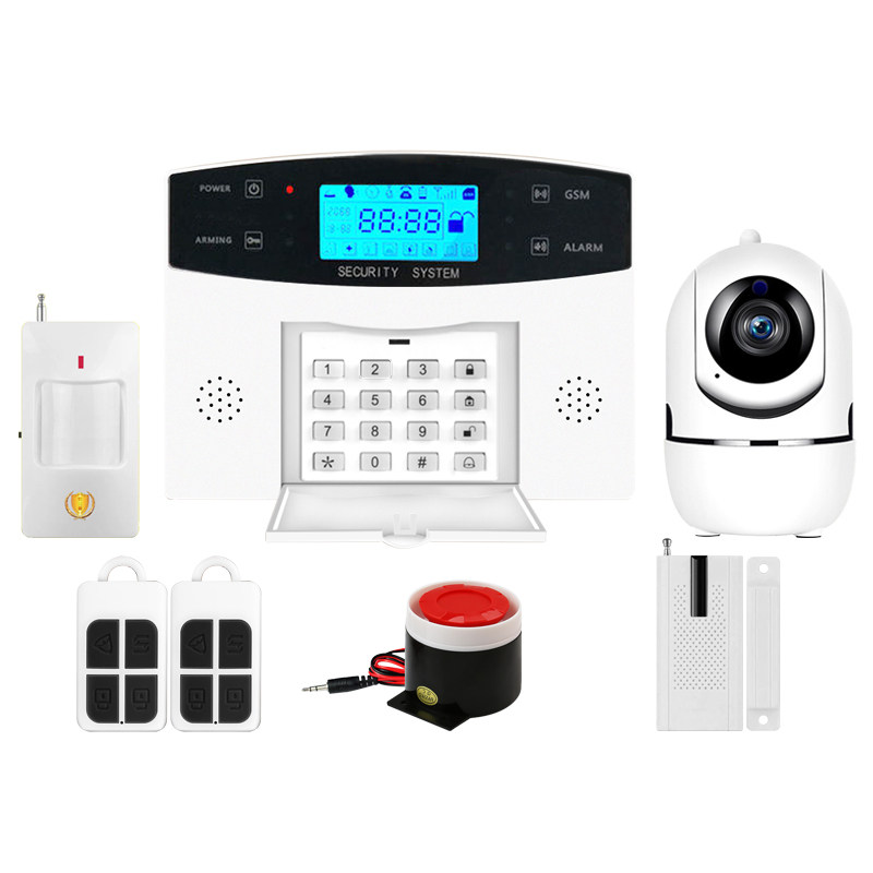WIFI+GSM插手机卡双用防盗报警器