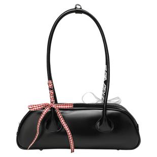 UR包包女秋冬小众设计韩国onuk同款保龄球包大容量单肩法棍腋下包