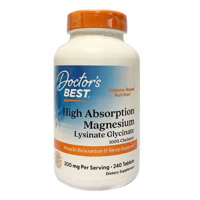 Doctor'sBest高吸收甘氨酸镁240