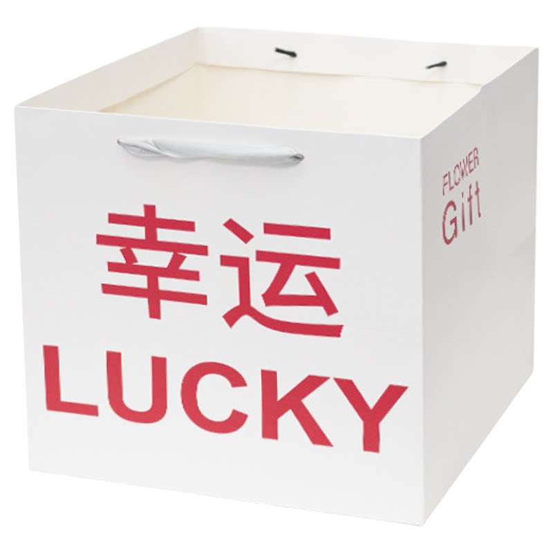 正方形礼品袋子大号鲜花束手提袋