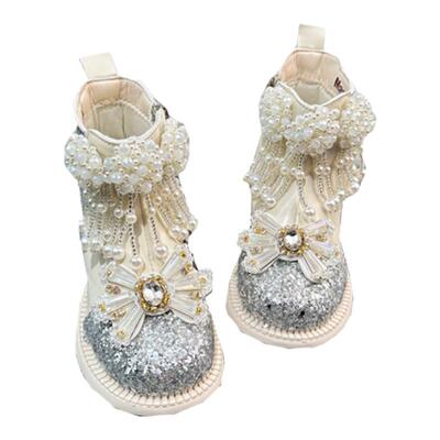 水钻流苏儿童秋冬公主风柔软舒适