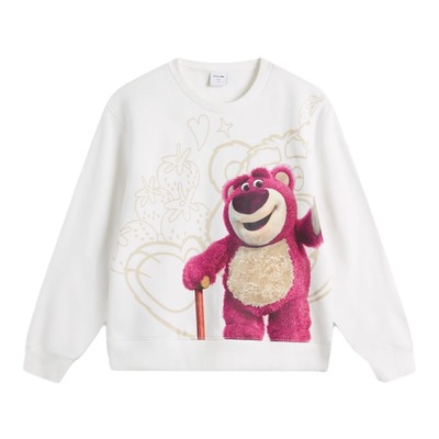 李宁草莓熊联名无帽套头卫衣女2025春季上衣保暖外套长袖AWDU432