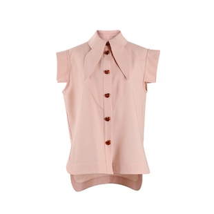 【七分甜柚】Magyann设计师原创2025夏少女风通勤休闲蝴蝶领衬衫