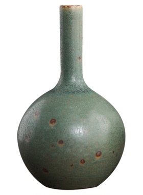 中古风禅意复古侘寂陶艺水培花瓶