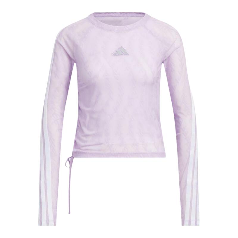 【自营】adidas阿迪达斯女子S MESH LS TEE运动休闲长袖T恤KB7608