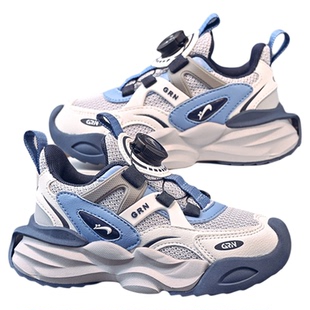 贵人鸟男童运动鞋2025旋转纽扣儿童鞋秋冬季秋季大童老爹男孩新款