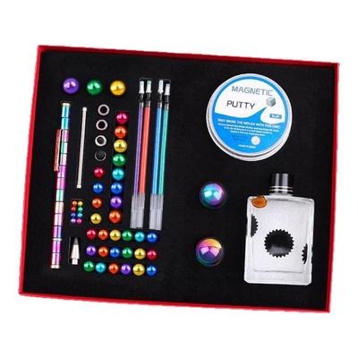多功能黑科技磁力笔中性笔磁泥