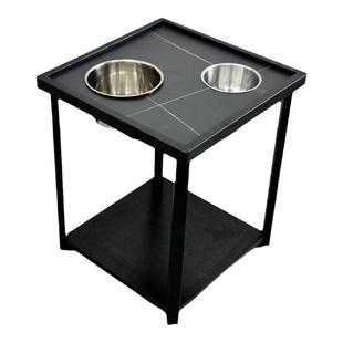 茶楼高档茶几棋牌室麻将机专用茶几麻将桌岩板茶几茶水架烟灰缸架