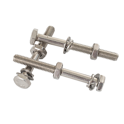 201不锈钢半牙加长304外六角螺丝