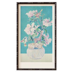 王大志X仟象映画 中古风客厅装饰画玄关柜壁画沙发电视背景墙挂画