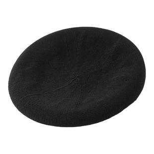 白口阳【午夜飞行】金属C字母可以拆卸贝雷帽男女薄款透气画家帽