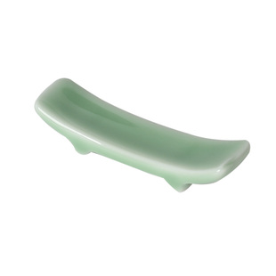 青瓷中式放筷子架托陶瓷餐桌筷枕创意个性家用餐具酒店摆台龙泉