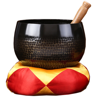 圆通佛具台湾铜磬铜罄钵佛音碗摆件引罄修行钵铜庆铜钵打乐法器