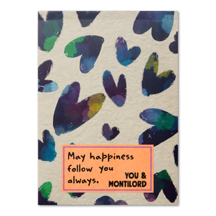 『Montilord』随记本B6厚纸幸福相随空白PLUS护眼高效随身便携简约防水好写顺滑ins风网红漂亮拍照背景口袋