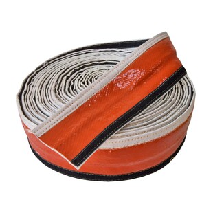 剖分式耐高温防火套管搭扣式阻燃绝缘电缆电线保护套防火玻纤布