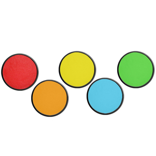 祺星彩色印台印泥DIY橡皮章印台儿童手指画印泥手掌相册手帐手账木头章印台印章渐变印台大盒印尼盖印多色印