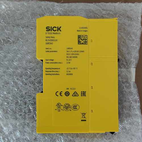 询价-SICK西克安全继电器RLY3-0SSD100，货号10