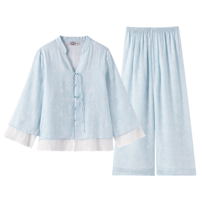 美标新中式国风里料纯棉睡衣