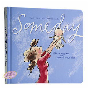 Someday 有一天 母亲节礼物 亲子纸板书 直戳泪点 妈妈爱读 英文原版 美国儿童亲情故事 0-2-3-6岁  宝宝早教启蒙 婴儿撕不烂