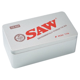 大容量装烟金属盒马口铁长方形散烟包装盒烟斗卷烟机粗中支专用盒