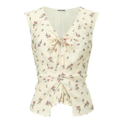 SHROENRO春季新款碎花时尚套装