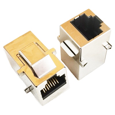 网线rj45金属屏蔽转接接口直通