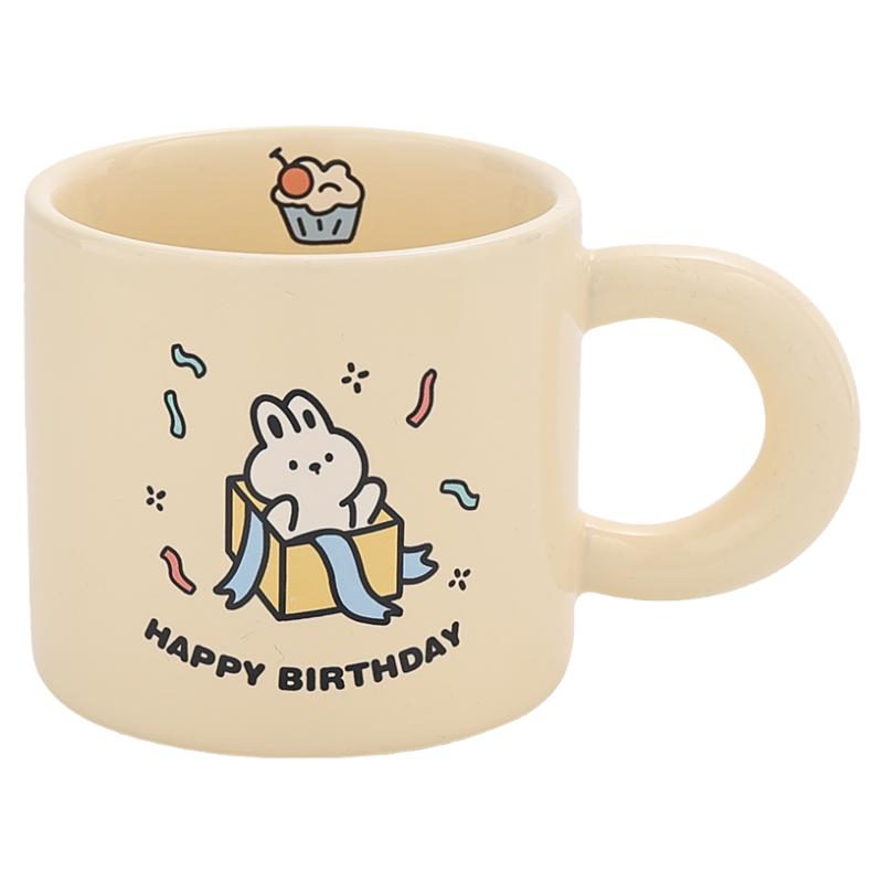 奶fufu马克杯陶瓷生日礼物兔子精致漂亮的杯子网红水杯女新款2023