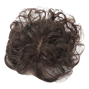 头顶补发片女遮白发轻薄无痕增发神器真发发块发盖局部假发片卷发