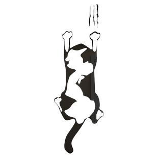 猫咪创意可爱贴纸自粘卧室衣橱柜门贴画儿童房间卡通装饰立体墙贴