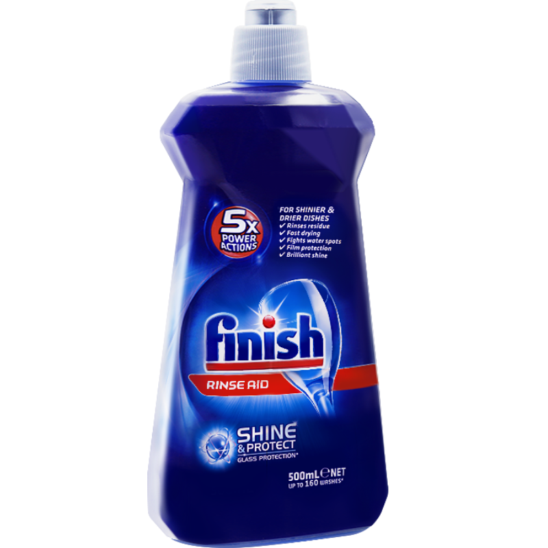 finish亮碟洗碗机清洗剂漂洗剂l养护餐具超光亮超快干