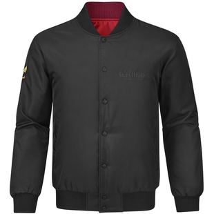 [梁朝伟同款|新年战袍]斯凯奇2026春男女同款双穿外套棒球服夹克