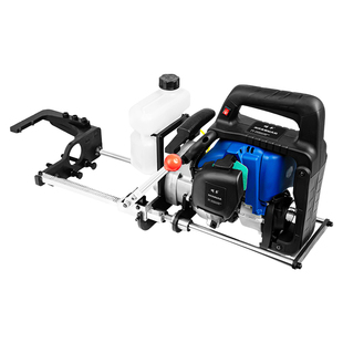 四冲程汽油光伏对穿钻孔机立柱支架钢管冲孔神器专业大功率打孔机