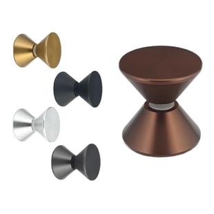 淋浴房玻璃门拉手厨房移门推拉门展示柜圆型单孔黑色浴室门小把手