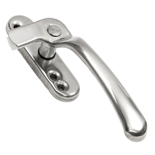 50型材不锈钢门窗执手铝合金塑钢窗户拉手配件老式窗户平开窗锁扣