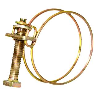 铁镀锌双钢丝喉箍抱箍卡箍管卡适用于软管水管钢丝管箍强力管夹包