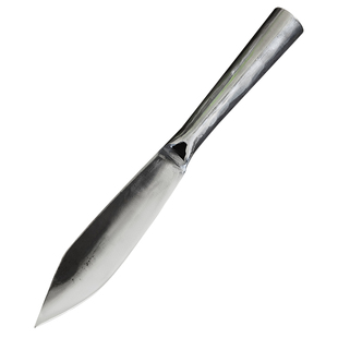 手工锻打屠宰专用刀一体弹簧钢农村杀猪刀锋利屠夫商用放血小尖刀