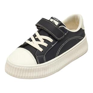 MQD马骑顿童鞋2026春季透气百搭男童板鞋透气防臭时尚女童帆布鞋