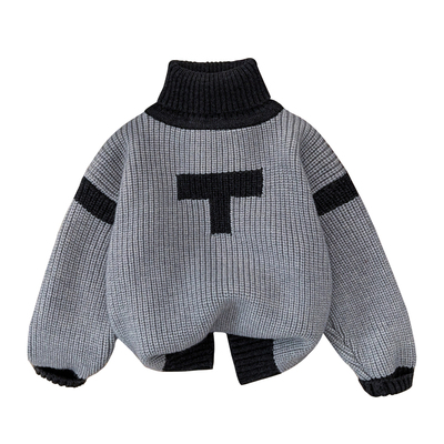 儿童高领毛衣男童羊绒衫冬季加厚