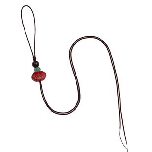 琼睿朱砂手机挂绳半成品diy材料手机链编绳配件挂饰吊坠手工编织挂件绳子DIY配链钥匙挂件U盘挂坠包包挂饰