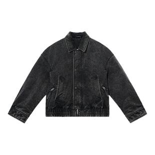 JUPSTUDIO复古工装翻领夹克羽绒服男冬季新款防寒帅气高级感外套