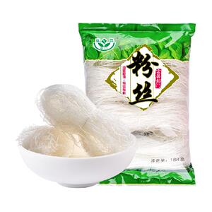 富昌龙口产区精品粉丝豌豆粉条扇贝海鲜瑶柱蒜蓉米线细粉